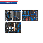 Набор инструментов ''GLORY'' для тележки, 8 ложементов, 152 предмета KING TONY 9G35-152MRVD купить по цене 79&nbsp;500 ₽ в интернет магазине ТЕХСАД