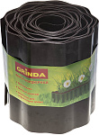 GRINDA 20 см х 9 м, коричневая, лента бордюрная 422247-20 купить по цене 680 ₽ в интернет магазине ТЕХСАД