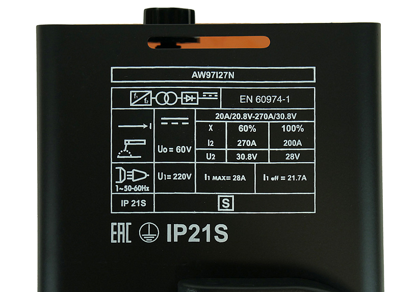 Сварочный инвертор Sturm! AW97I27N купить по цене 11&nbsp;790 ₽ в интернет магазине ТЕХСАД