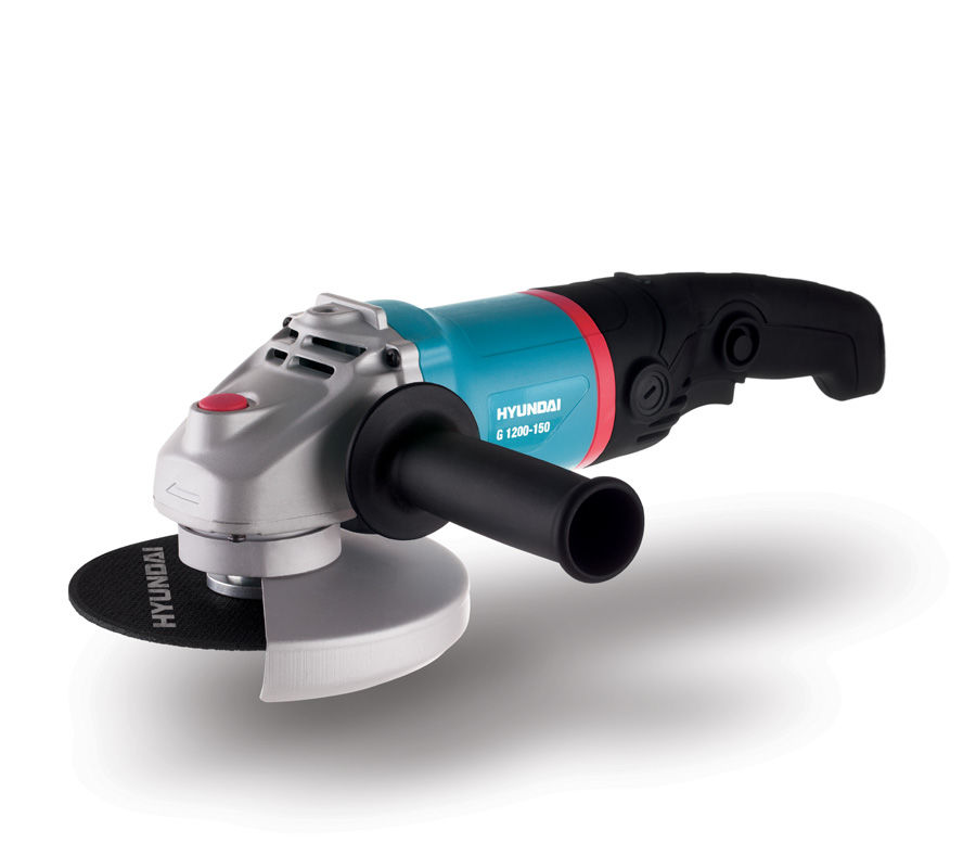 Угловая шлифмашина HYUNDAI G 1200-150 купить по цене 6&nbsp;590 ₽ в интернет магазине ТЕХСАД