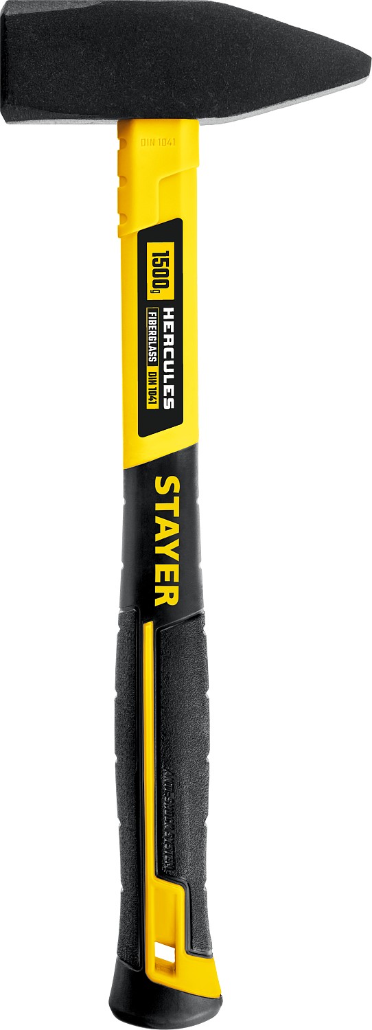 STAYER 1500 г, с фиберглассовой рукояткой, молоток слесарный HERCULES 20050-15_z02 купить по цене 1&nbsp;200 ₽ в интернет магазине ТЕХСАД
