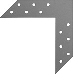 ЗУБР 145 х 145 х 35 х 2 мм, угловой соединитель  УС-2.0 31044-145 купить по цене 54 ₽ в интернет магазине ТЕХСАД