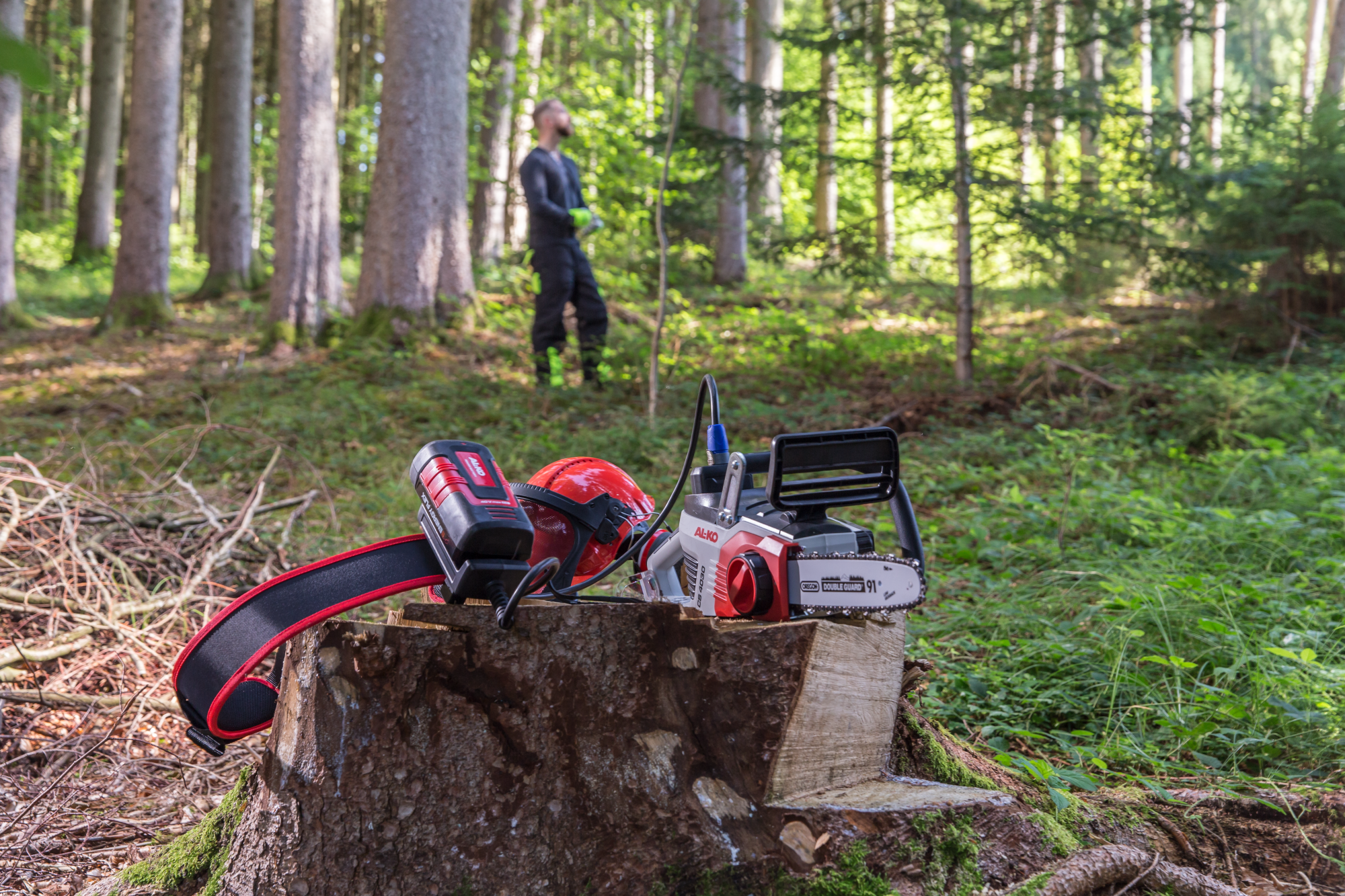 Цепная пила аккумуляторная AL-KO Energy Flex CS 4030 с аккумулятором и ЗУ купить по цене 13&nbsp;492 ₽ в интернет магазине ТЕХСАД