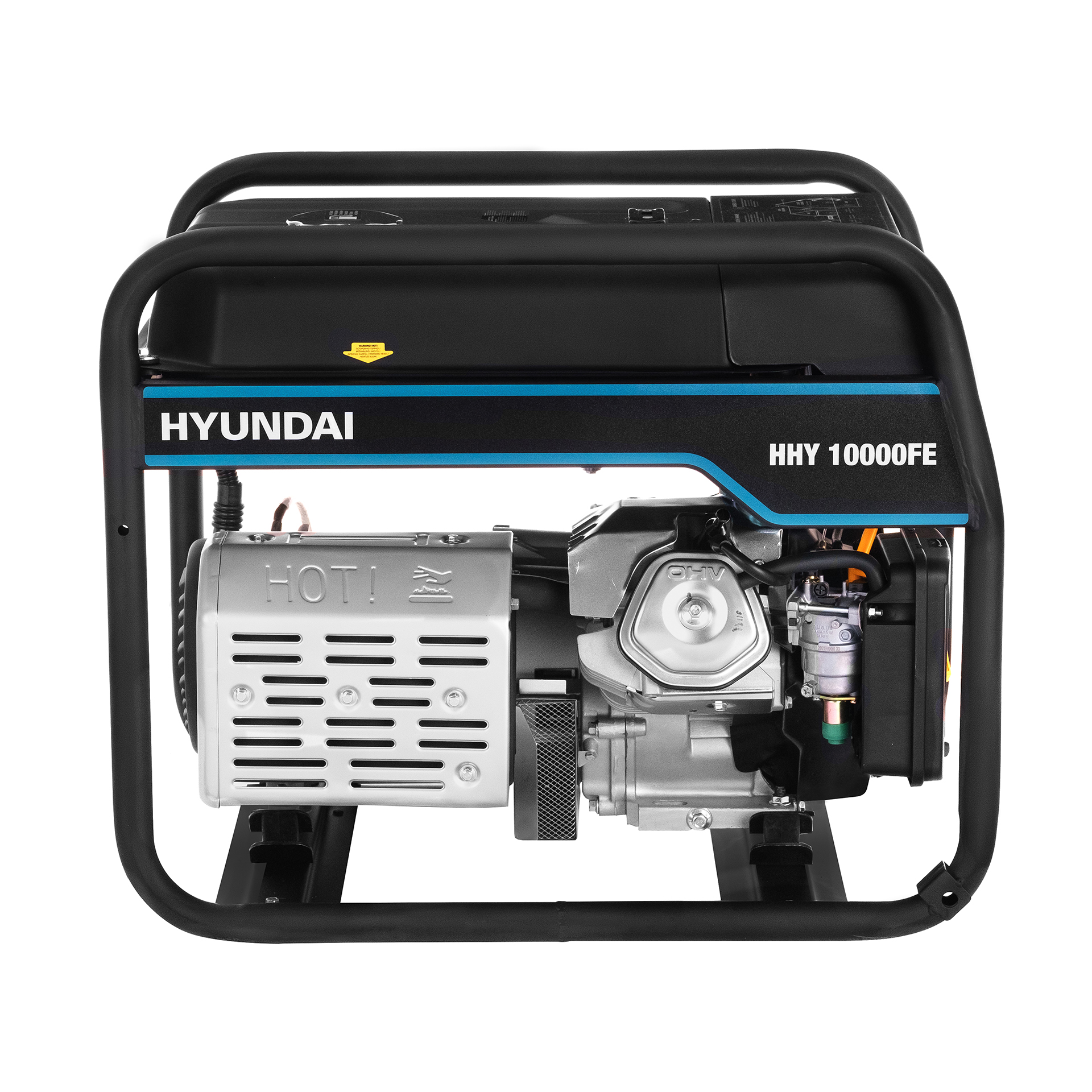 Бензиновый генератор HYUNDAI HHY 10000FE купить по цене 96&nbsp;090 ₽ в интернет магазине ТЕХСАД