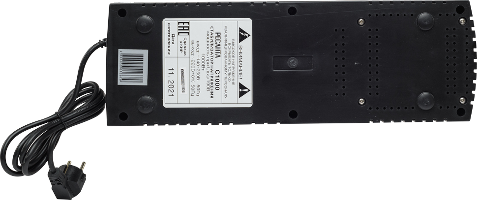 Стабилизатор напряжения РЕСАНТА С1000 купить по цене 4&nbsp;590 ₽ в интернет магазине ТЕХСАД