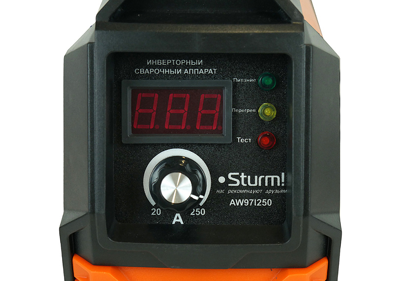 Сварочный инвертор Sturm! AW97I250 купить по цене 9&nbsp;550 ₽ в интернет магазине ТЕХСАД