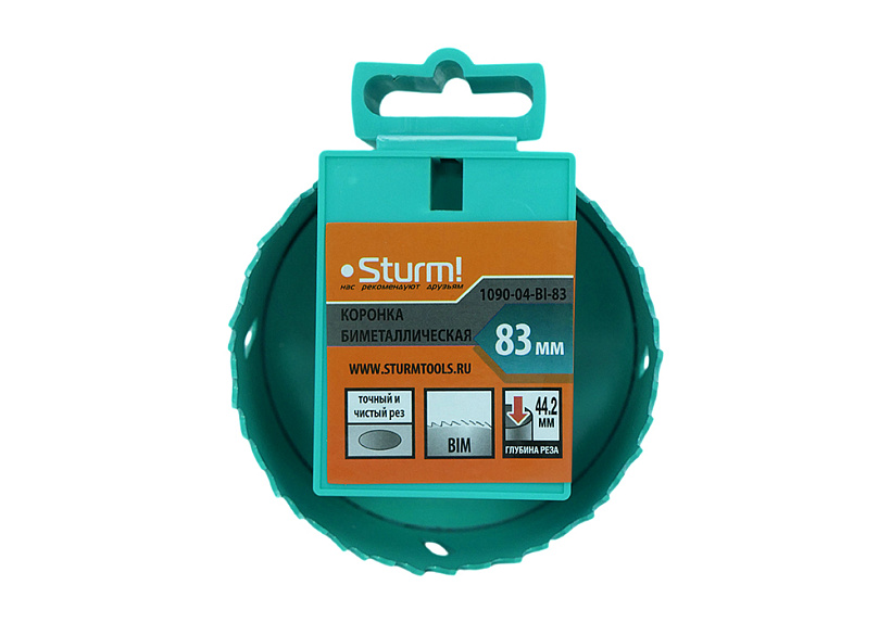 Коронка биметаллическая Sturm! 1090-04-BI-83 купить по цене 1&nbsp;070 ₽ в интернет магазине ТЕХСАД