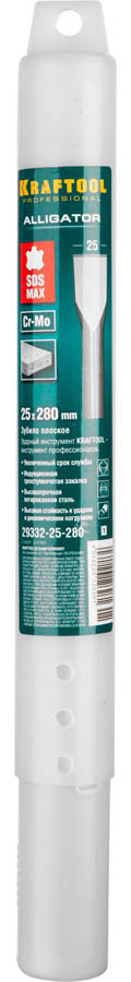 KRAFTOOL 280 мм, SDS-max, плоское зубило 29332-25-280_z01 купить по цене 850 ₽ в интернет магазине ТЕХСАД