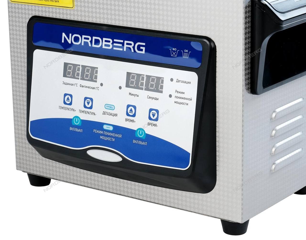 Ванна ультразвуковая с цифровым управлением и подогревом, 3,2 л NORDBERG NU32D купить по цене 14&nbsp;243 ₽ в интернет магазине ТЕХСАД