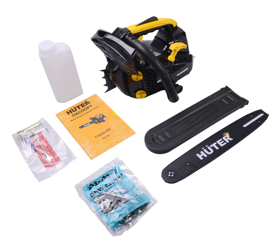 Бензопила HUTER BS-25 купить по цене 9&nbsp;790 ₽ в интернет магазине ТЕХСАД