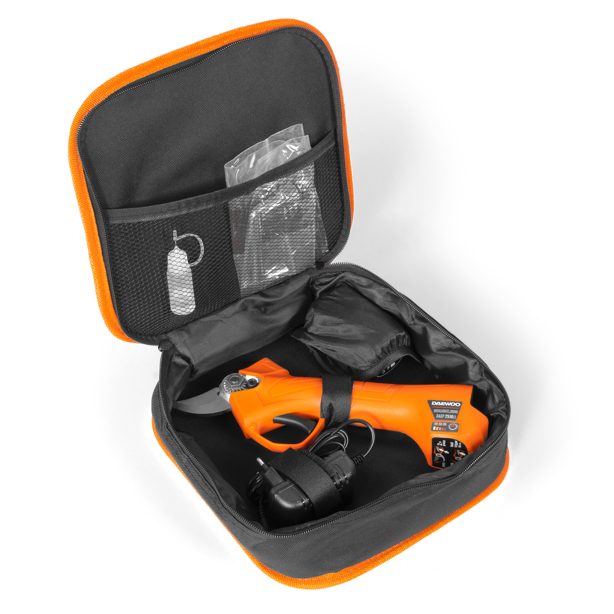 Аккумуляторный секатор DAEWOO ﻿DAGP 2516Li SET купить по цене 10&nbsp;990 ₽ в интернет магазине ТЕХСАД