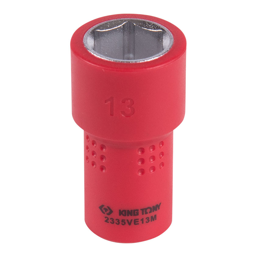 Головка торцевая диэлектрическая шестигранная 1/4'', 13 мм KING TONY 2335VE13M купить по цене 620 ₽ в интернет магазине ТЕХСАД