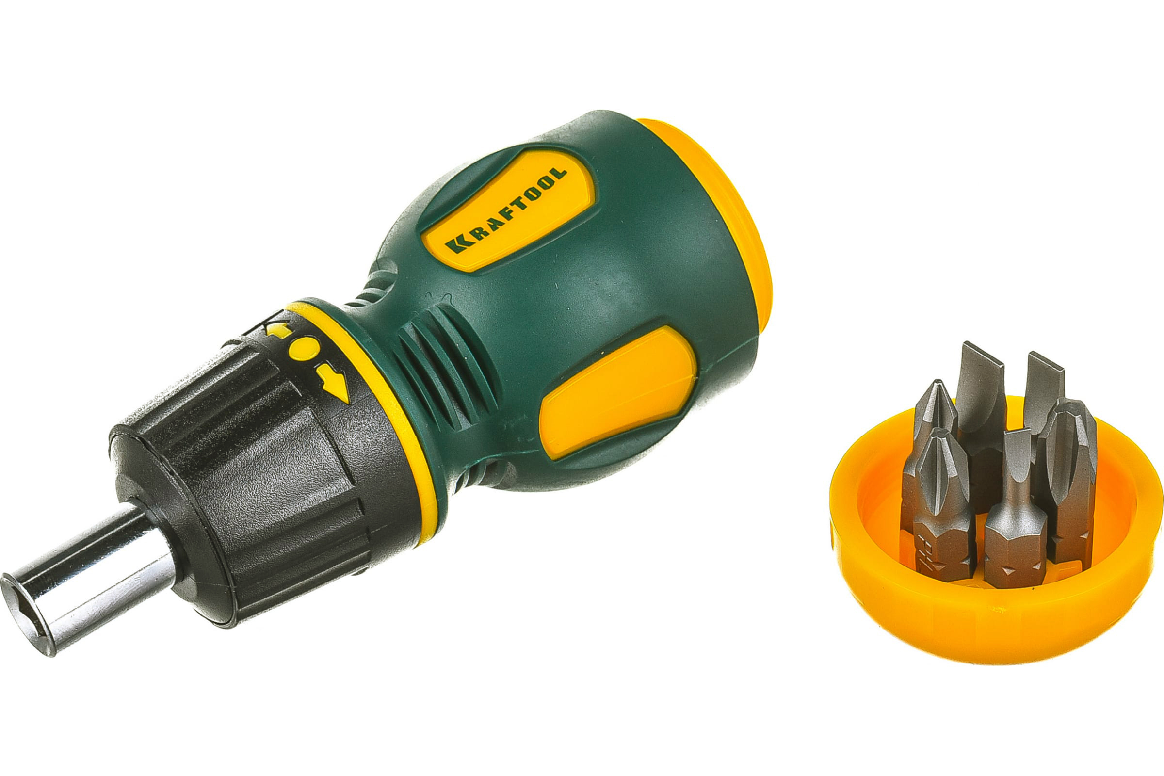 KRAFTOOL 7 шт., отвертка реверсивная 26190-H7 купить по цене 630 ₽ в интернет магазине ТЕХСАД