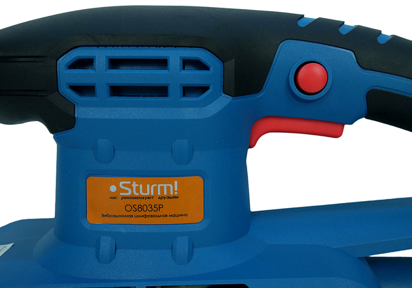 Вибрационная шлифовальная машина Sturm! OS8035P купить по цене 5&nbsp;150 ₽ в интернет магазине ТЕХСАД