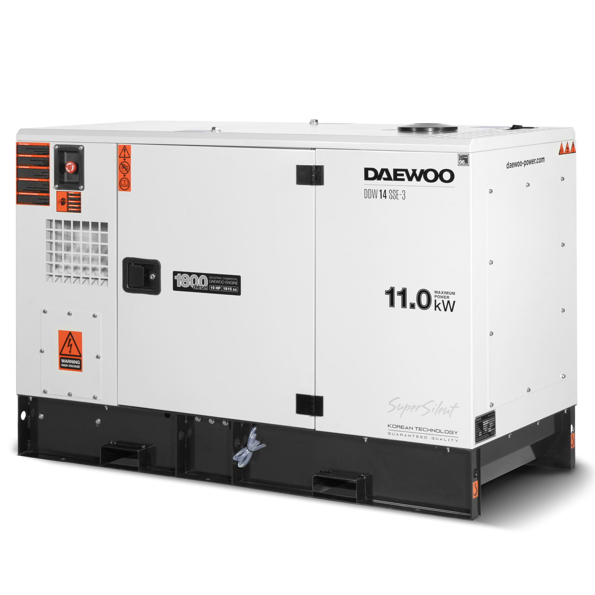 Дизельный генератор DAEWOO DDW 14 SSE-3 купить по цене 659&nbsp;990 ₽ в интернет магазине ТЕХСАД