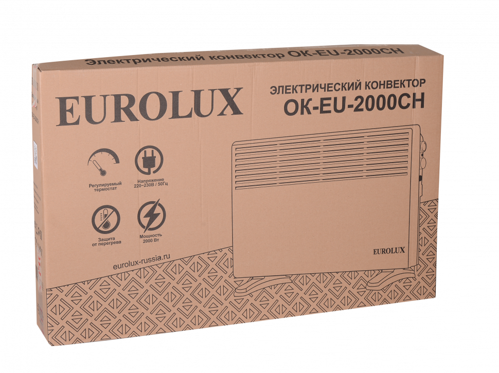 Конвектор Eurolux ОК-EU-2000CH купить по цене 3&nbsp;290 ₽ в интернет магазине ТЕХСАД