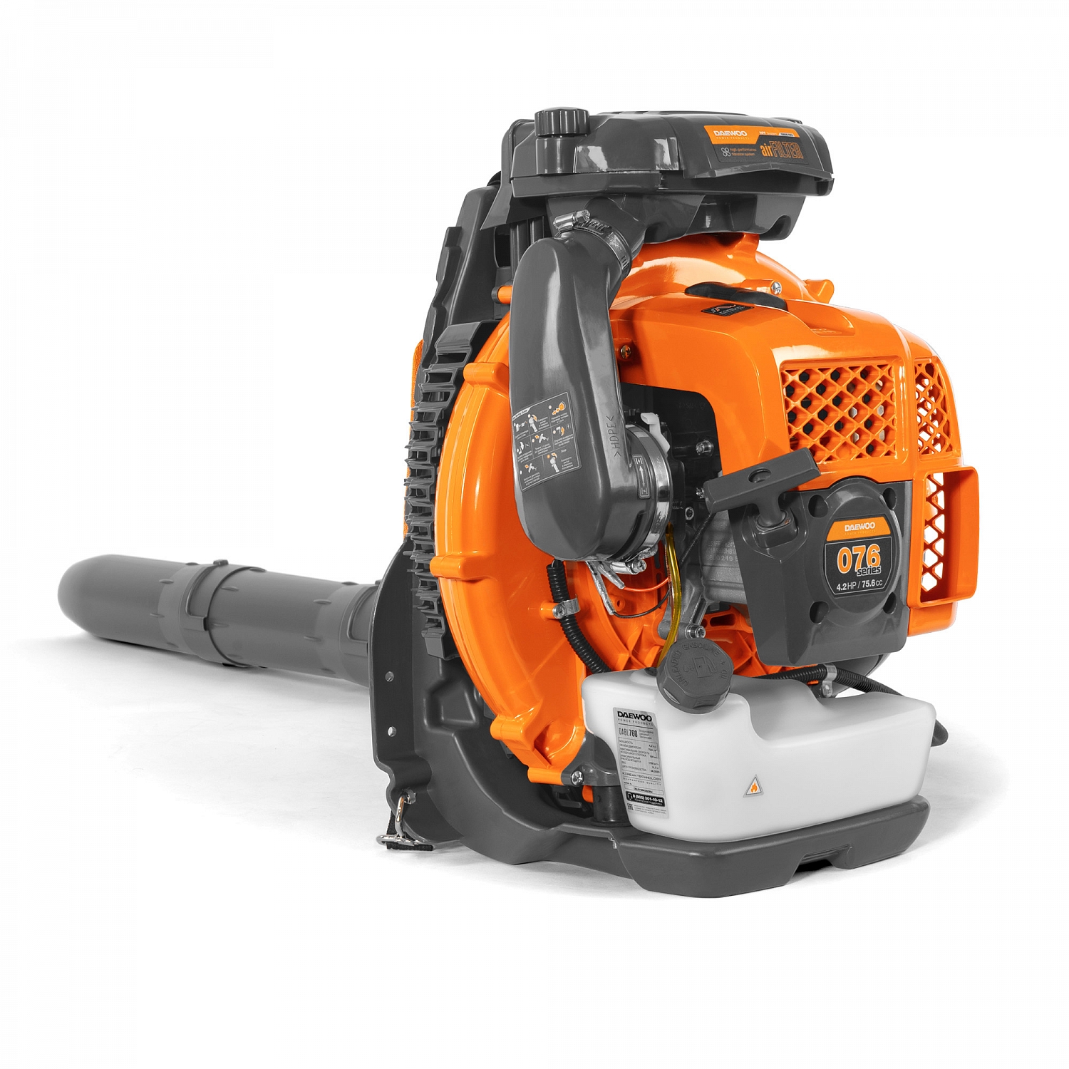 Воздуходувка ранцевая бензиновая DAEWOO DABL 760 купить по цене 25&nbsp;990 ₽ в интернет магазине ТЕХСАД
