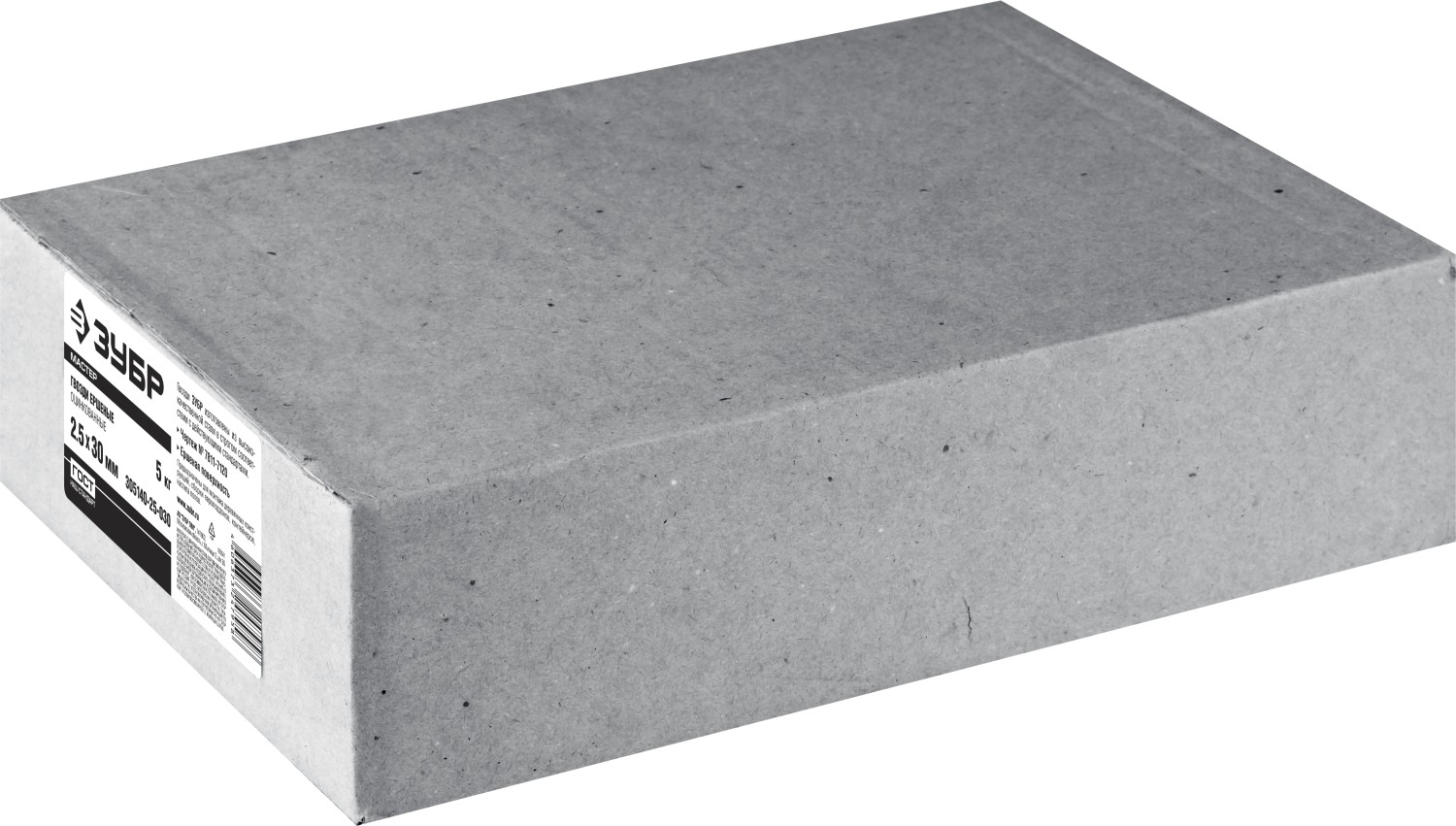 ЗУБР 30 х 2,5 мм, 5 кг, гвозди ершеные 305140-25-030 купить по цене 1&nbsp;390 ₽ в интернет магазине ТЕХСАД