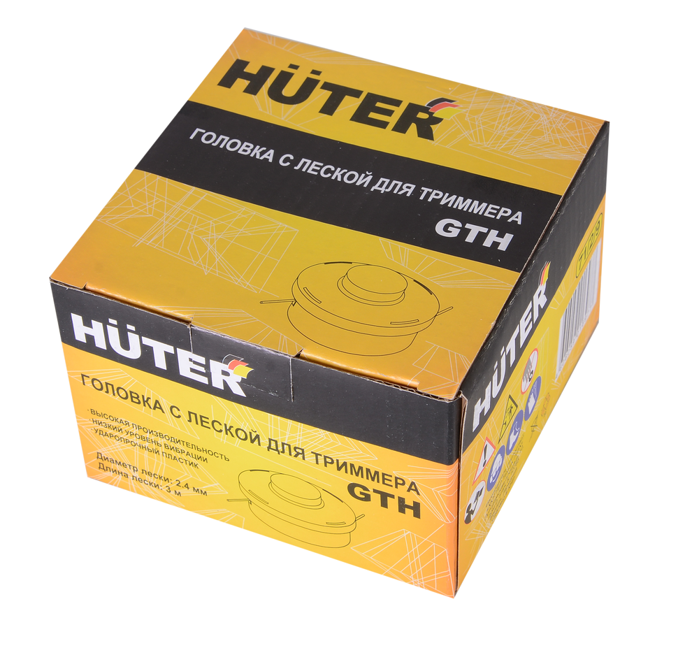 Головка с леской GTH для HUTER GGT и GET-1200SL SAF, ZMD купить по цене 449 ₽ в интернет магазине ТЕХСАД