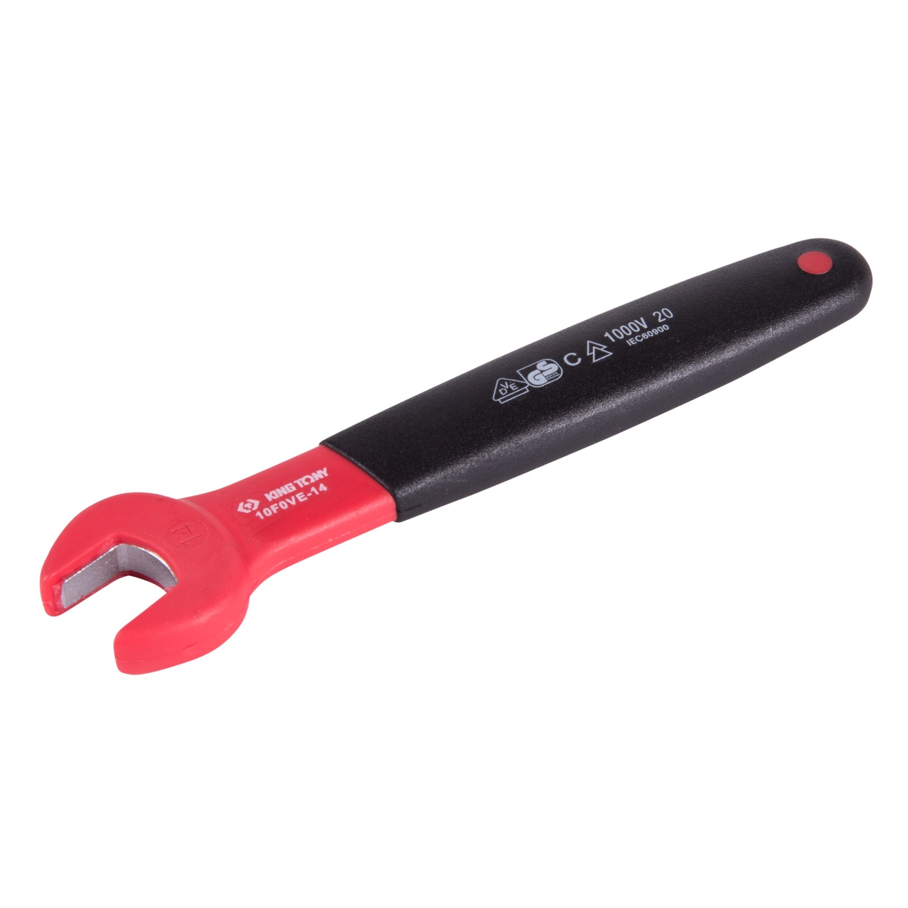 Ключ рожковый диэлектрический 14 мм KING TONY 10F0VE-14 купить по цене 1&nbsp;970 ₽ в интернет магазине ТЕХСАД