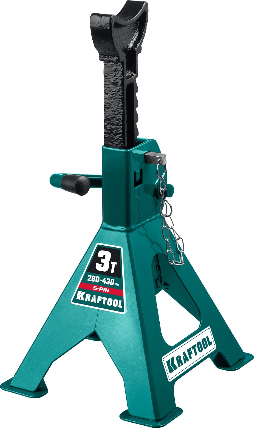 KRAFTOOL 3 т, 280-430 мм, подставка страховочная усиленная со штифтом S-PIN 43465-3 купить по цене 2&nbsp;260 ₽ в интернет магазине ТЕХСАД
