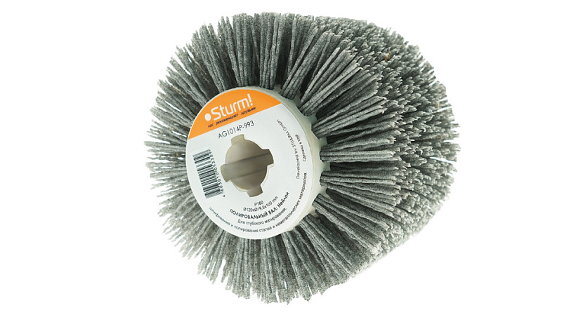 Щетка нейлоновая для браширования древесины  Sturm! AG1014P-993 купить по цене 3&nbsp;610 ₽ в интернет магазине ТЕХСАД