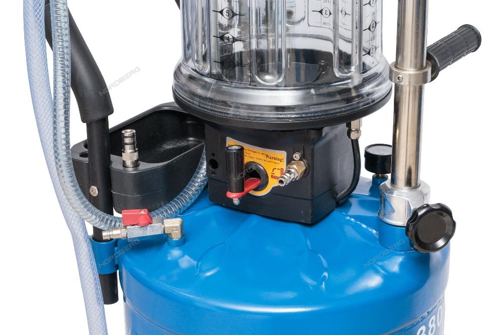 Установка для слива масла, 80 л, пневматическая NORDBERG 2380B купить по цене 40&nbsp;201 ₽ в интернет магазине ТЕХСАД