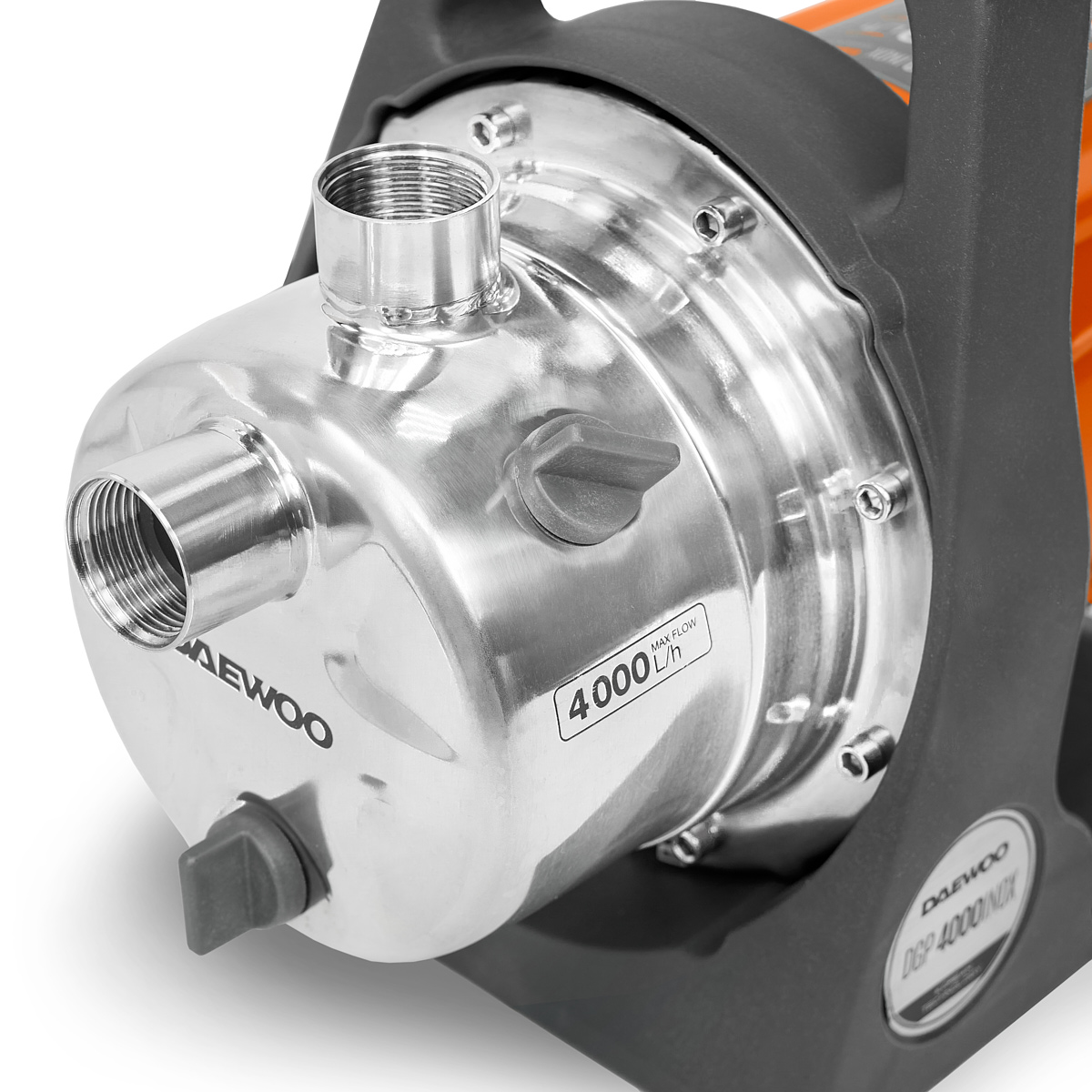 Насос садовый DAEWOO DGP 4000 INOX купить по цене 10&nbsp;990 ₽ в интернет магазине ТЕХСАД