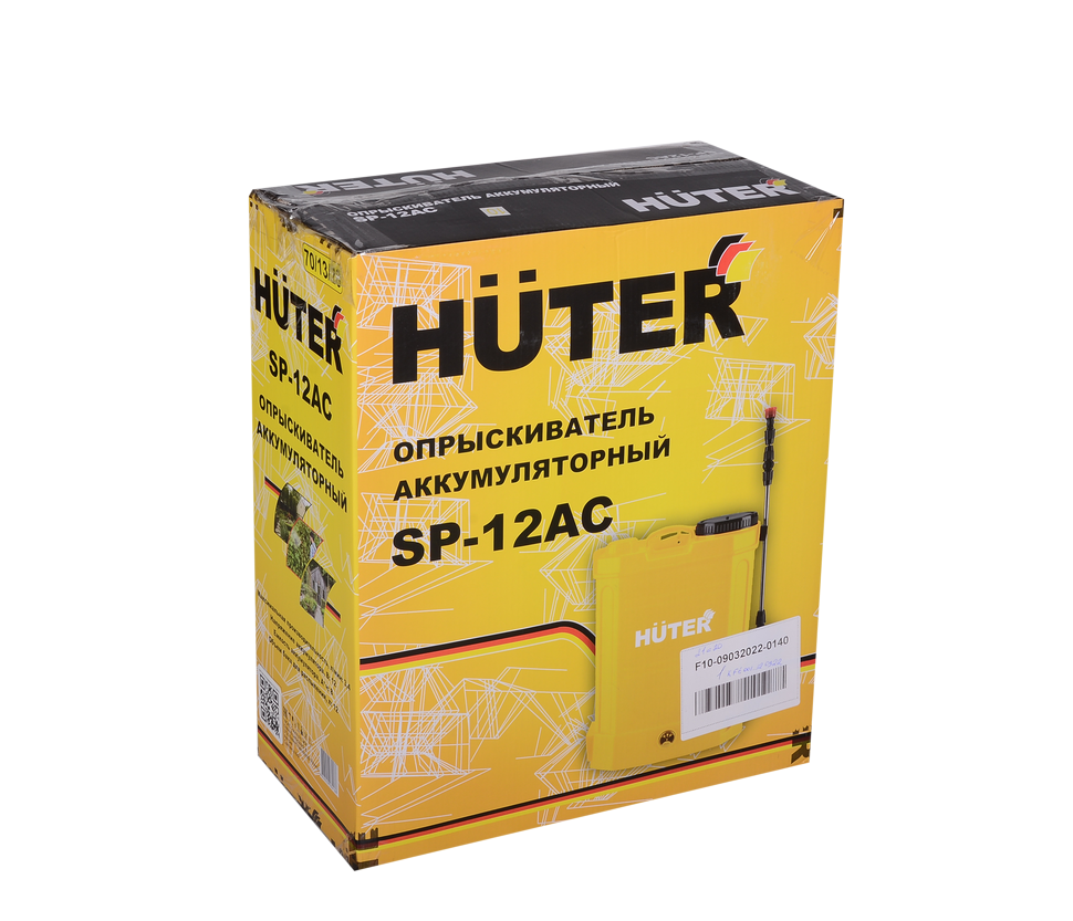 Опрыскиватель аккумуляторный Huter SP-12AC купить по цене 4&nbsp;490 ₽ в интернет магазине ТЕХСАД