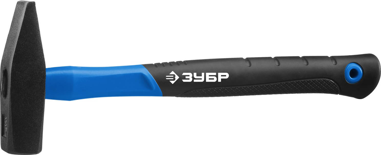 ЗУБР 600 г, молоток слесарный с фиберглассовой рукояткой 20020-06_z01 Профессионал купить по цене 720 ₽ в интернет магазине ТЕХСАД