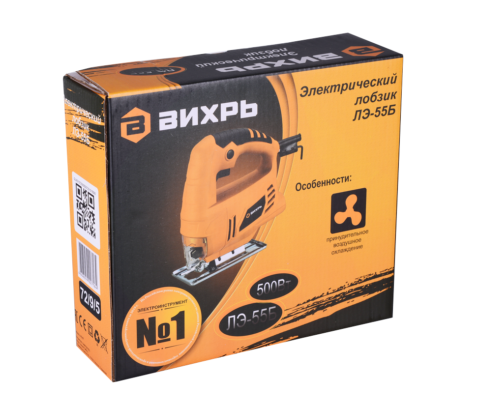 Электролобзик ВИХРЬ ЛЭ-55Б купить по цене 1&nbsp;735 ₽ в интернет магазине ТЕХСАД