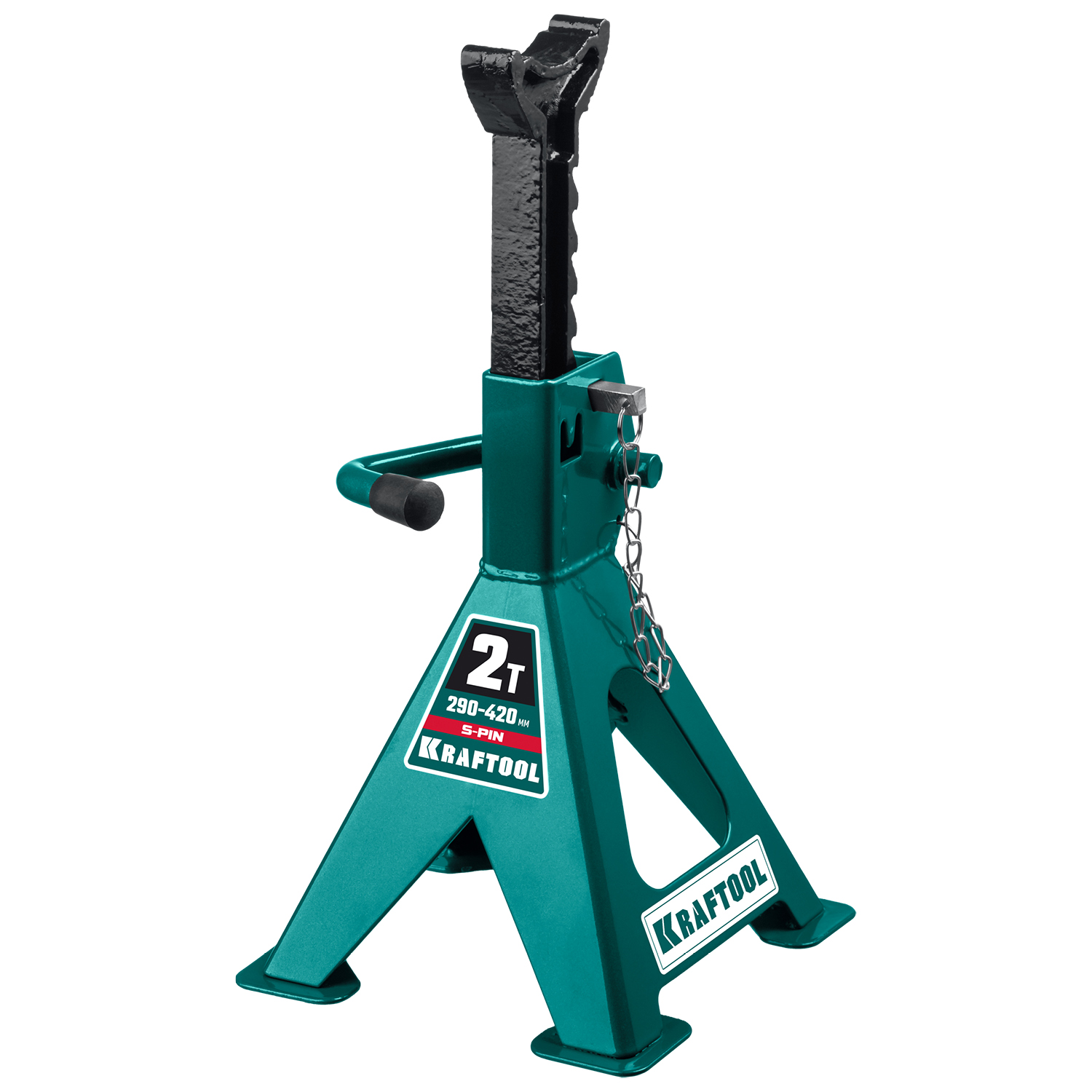 KRAFTOOL 2 т, 290-420 мм, подставка страховочная усиленная со штифтом S-PIN 43465-2 купить по цене 2&nbsp;040 ₽ в интернет магазине ТЕХСАД