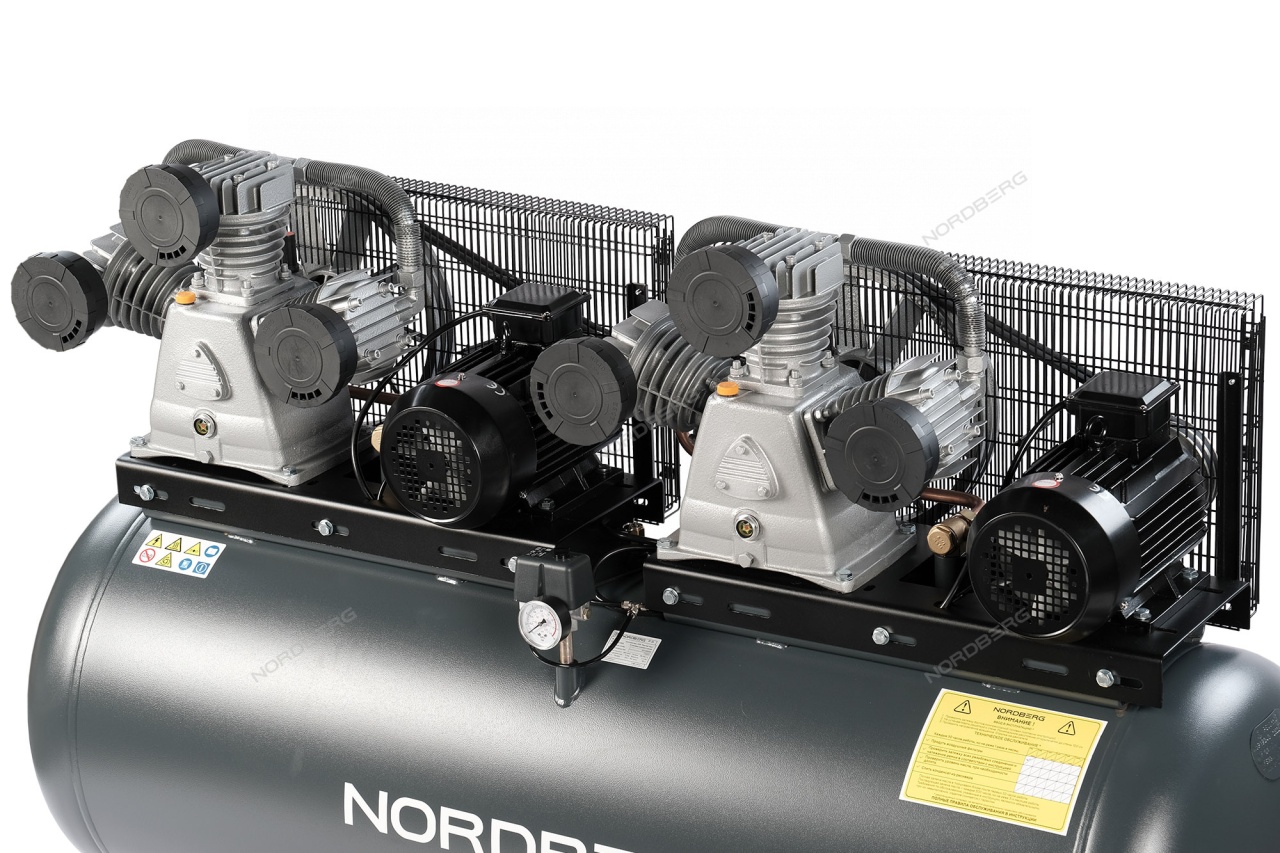 Компрессор поршневой, ременной NORDBERG NCP500/1900 купить по цене 395&nbsp;704 ₽ в интернет магазине ТЕХСАД