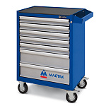 Тележка инструментальная, 7 полок, 'ОПТИМА', синяя МАСТАК 521-07581MB купить по цене 49&nbsp;150 ₽ в интернет магазине ТЕХСАД