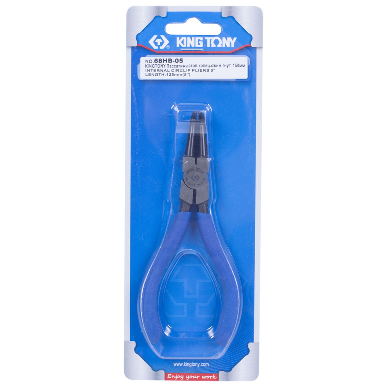 Съемник для стопорных колец 125 мм, загнутые, сжатие KING TONY 68HB-05 купить по цене 1&nbsp;450 ₽ в интернет магазине ТЕХСАД