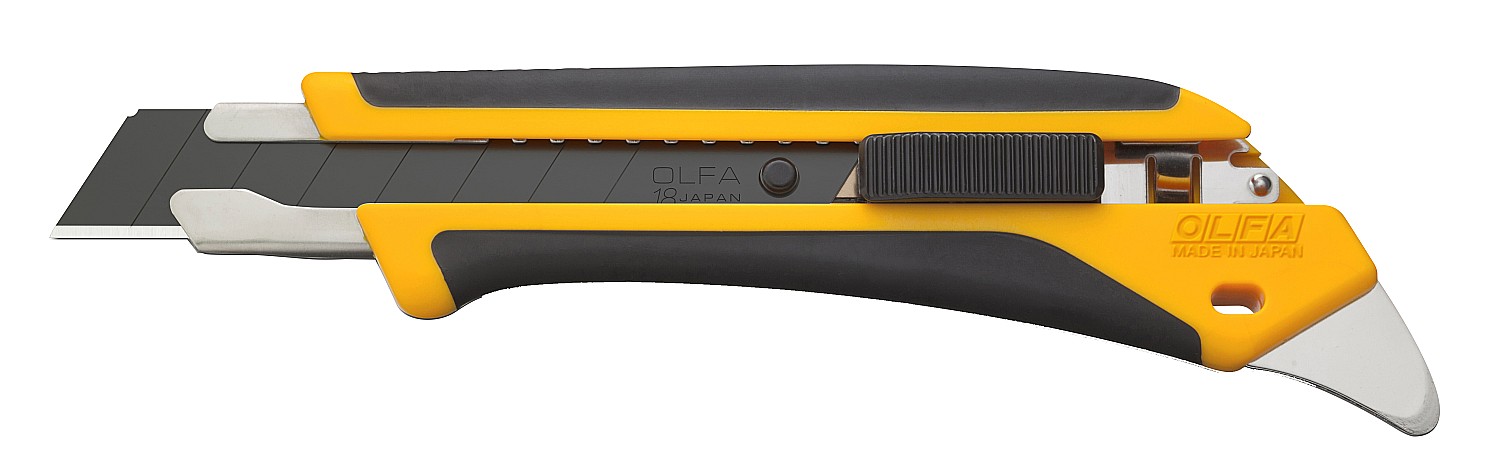 OLFA 18 мм, сегментированное лезвие, AUTOLOCK, нож OL-L5-AL купить по цене 1&nbsp;320 ₽ в интернет магазине ТЕХСАД