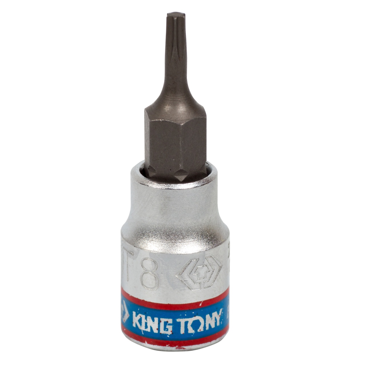 Насадка (бита) торцевая 1/4'', Torx T8, L = 37 мм KING TONY 203308 купить по цене 120 ₽ в интернет магазине ТЕХСАД