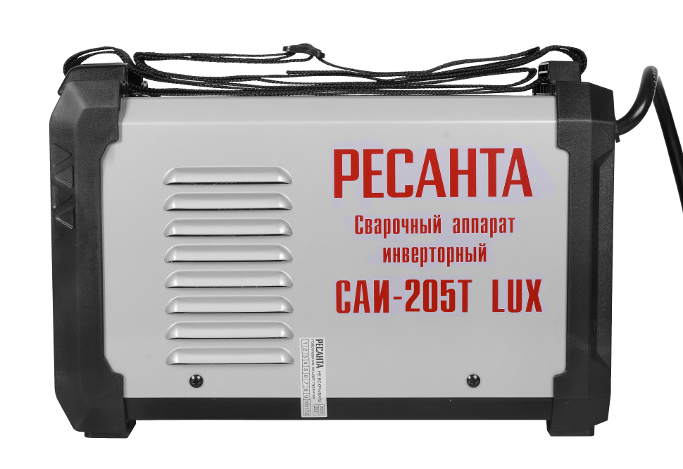 Сварочный аппарат инверторный Ресанта САИ-205Т LUX купить по цене 12&nbsp;590 ₽ в интернет магазине ТЕХСАД