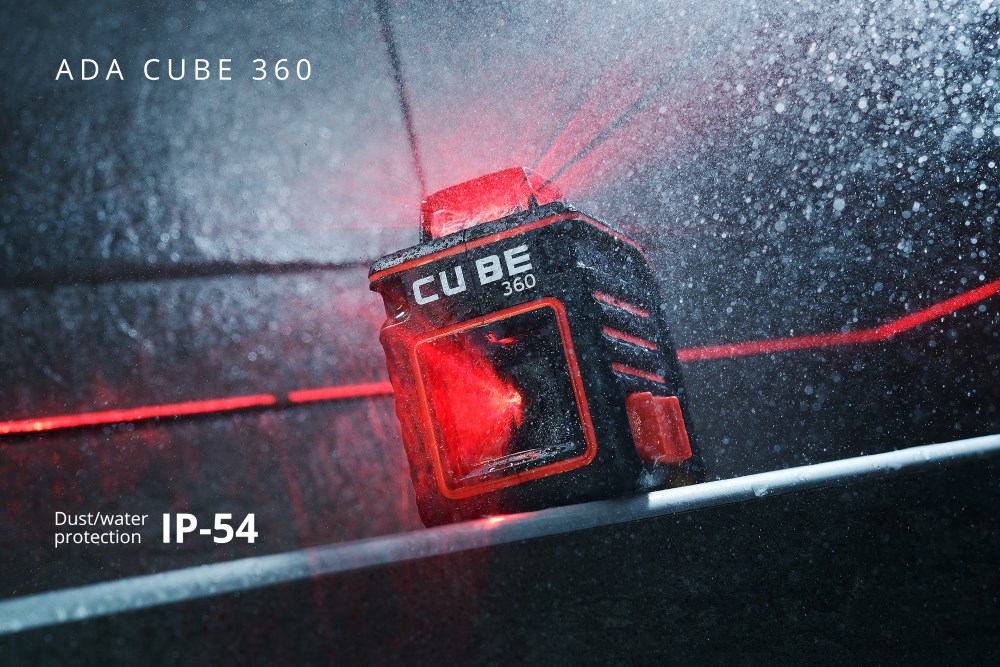 Лазерный уровень ADA CUBE 360 BASIC EDITION купить по цене 8&nbsp;990 ₽ в интернет магазине ТЕХСАД