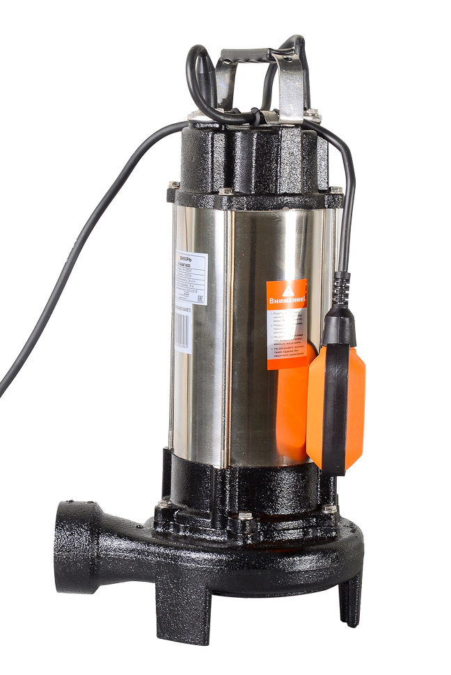 Фекальный насос ВИХРЬ ФН-2200Л с измельчителем купить по цене 24&nbsp;490 ₽ в интернет магазине ТЕХСАД