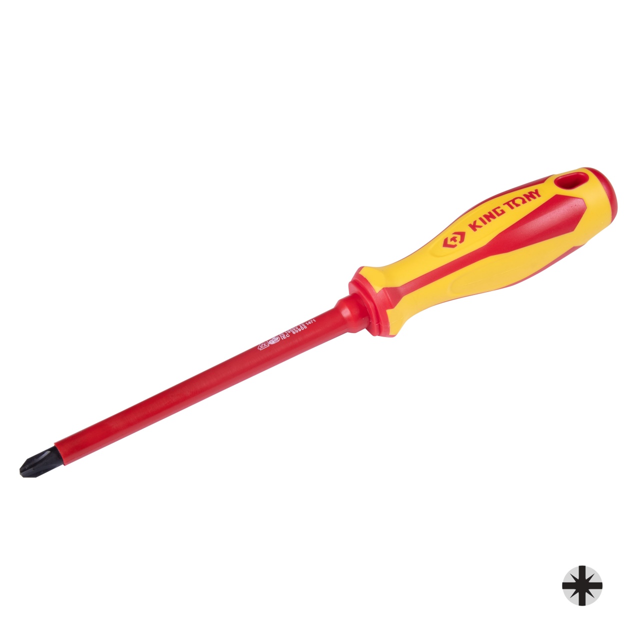 Отвертка крестовая Phillips №3, 150 мм, диэлектрическая KING TONY 14710306 купить по цене 670 ₽ в интернет магазине ТЕХСАД