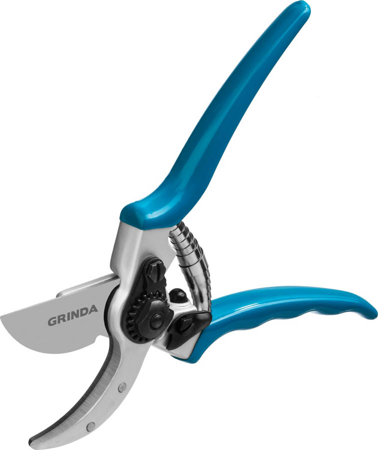 GRINDA 210 мм, с алюминиевыми коваными рукоятками, плоскостной секатор 423423 купить по цене 1&nbsp;820 ₽ в интернет магазине ТЕХСАД