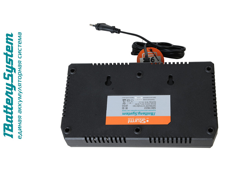 SBC1822 зарядное устройство Sturm! 1BatterySystem 18 В, 2 x 4 А для двух батарей купить по цене 2&nbsp;790 ₽ в интернет магазине ТЕХСАД
