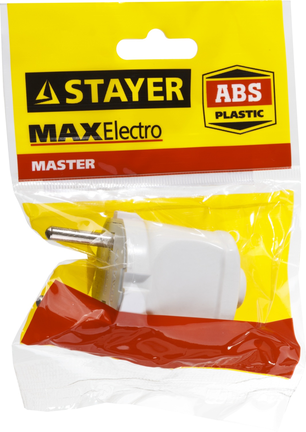 STAYER прямая, 6А/220 В, 1300 Вт, вилка прямая белая MAXElectro 55150-W купить по цене 101 ₽ в интернет магазине ТЕХСАД