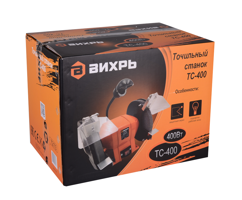 Точильный станок ВИХРЬ ТС-400 купить по цене 5&nbsp;931 ₽ в интернет магазине ТЕХСАД