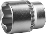 ЗУБР 1/2'', 30 мм, Cr-V сталь, хромированная, торцовая головка 27725-30_z02 купить по цене 470 ₽ в интернет магазине ТЕХСАД