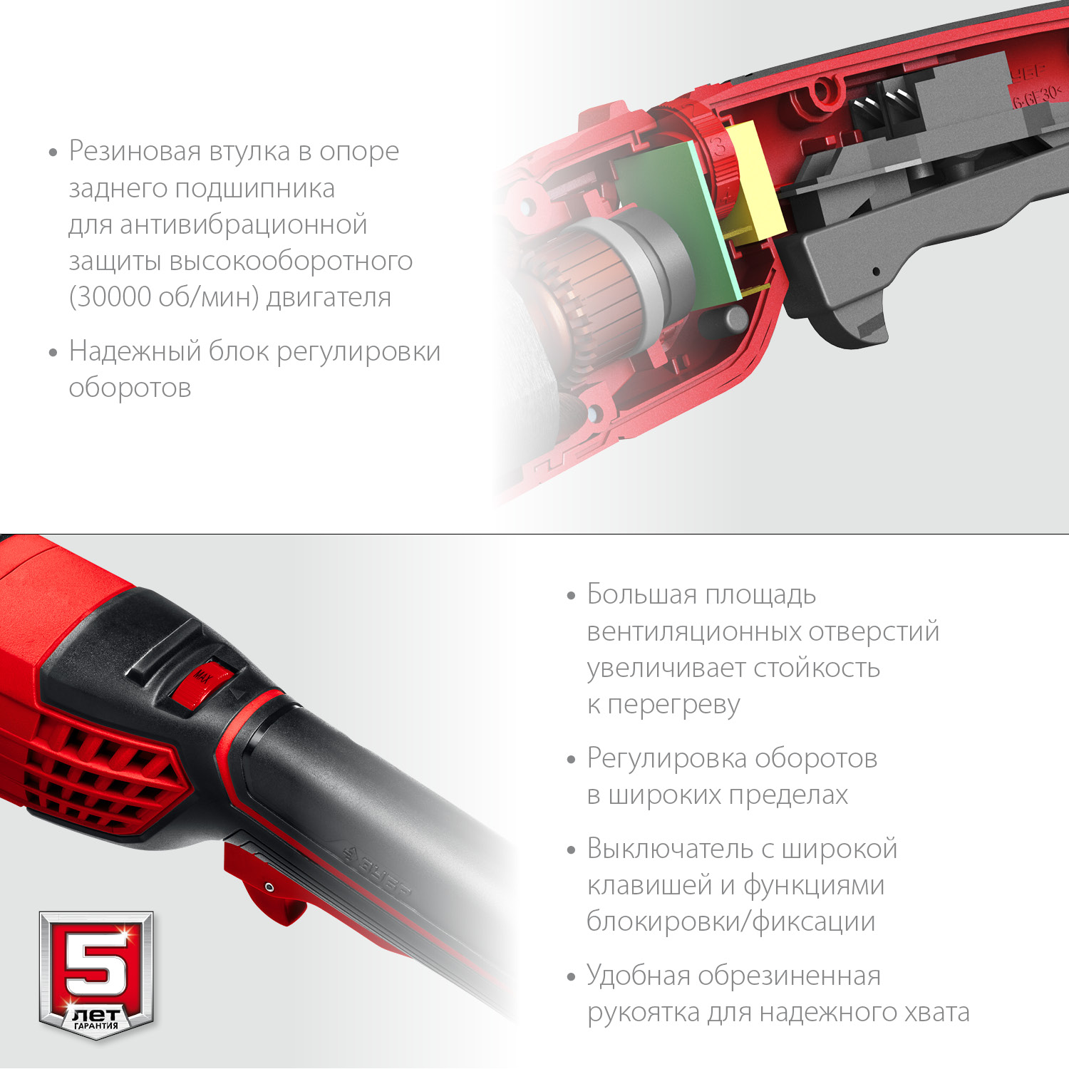 ЗУБР 1200 Вт, 125 мм, углошлифовальная машина (болгарка) УШМ-125-1205 Э Мастер купить по цене 5&nbsp;050 ₽ в интернет магазине ТЕХСАД