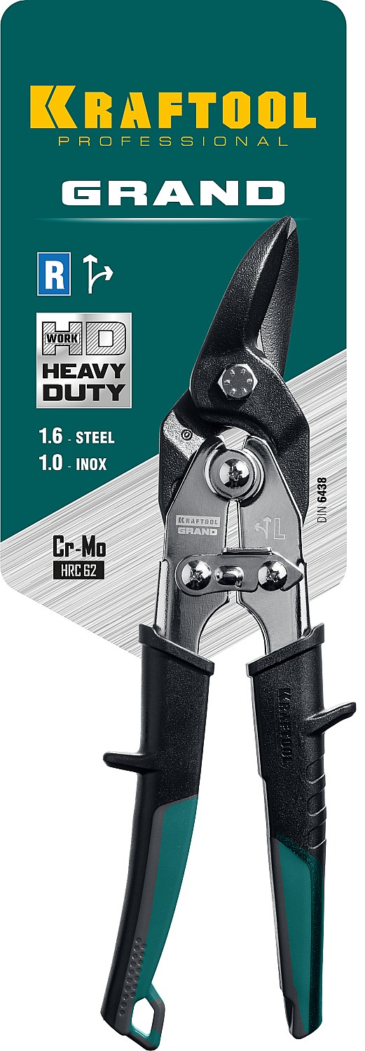 KRAFTOOL 260 мм, левые ножницы по металлу Grand 2324-L_z02 купить по цене 1&nbsp;760 ₽ в интернет магазине ТЕХСАД