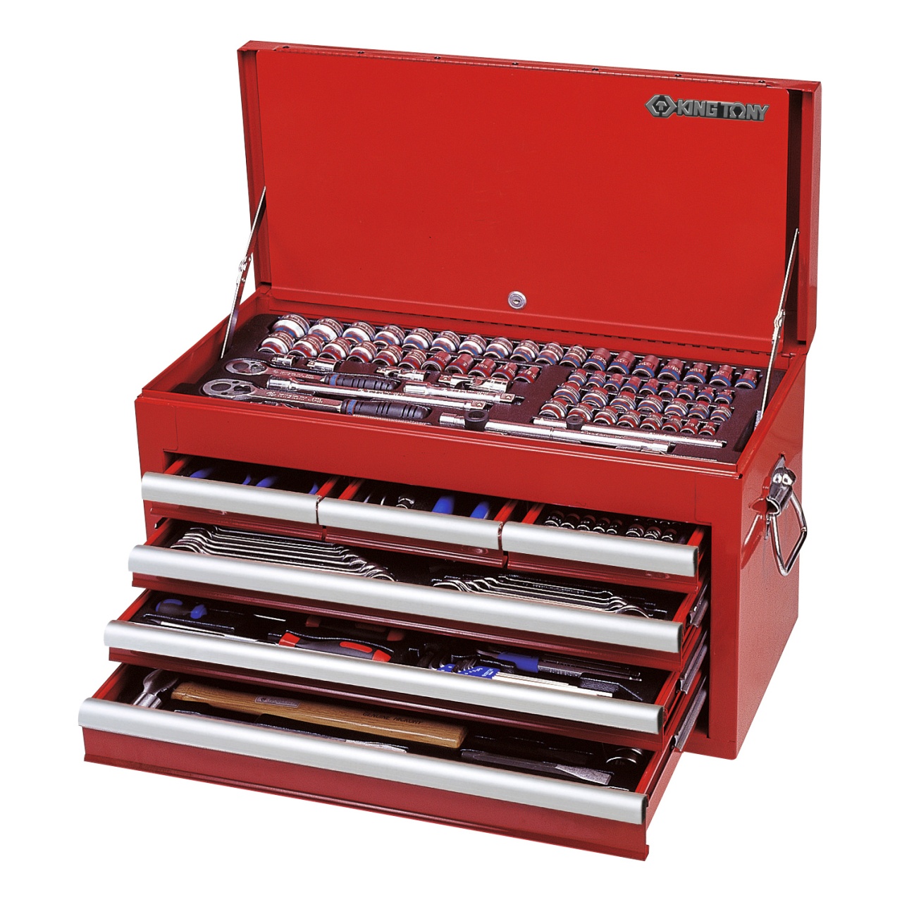 Набор инструментов универсальный, выдвижной ящик, 219 предметов KING TONY 911-000CR купить по цене 98&nbsp;050 ₽ в интернет магазине ТЕХСАД