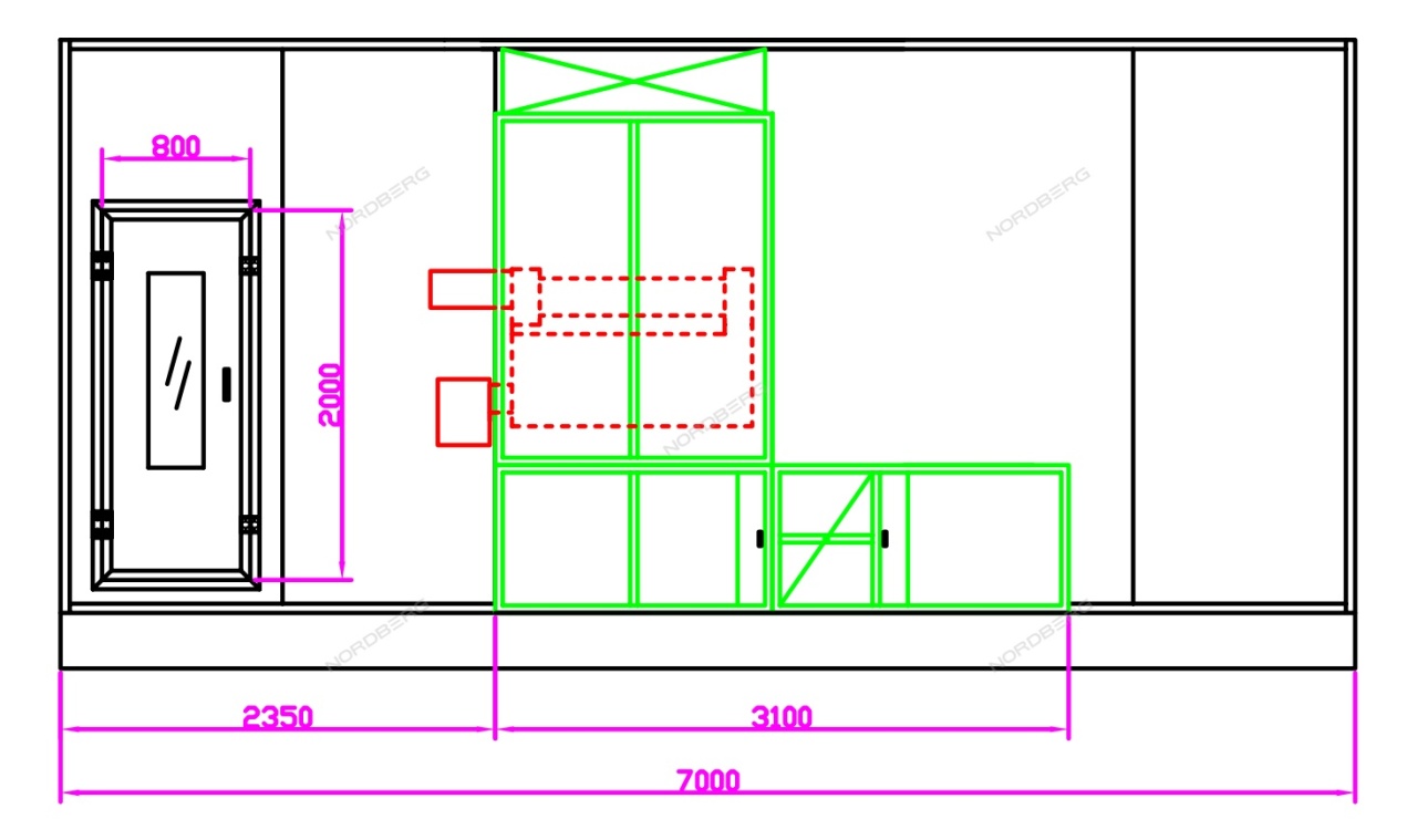 Камера окрасочно сушильная NORDBERG Economic купить по цене 2&nbsp;285&nbsp;712 ₽ в интернет магазине ТЕХСАД
